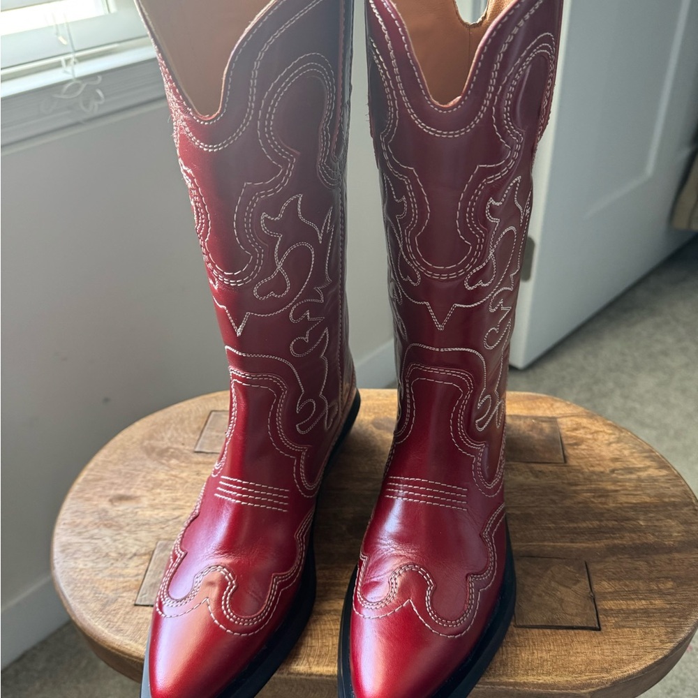 Ganni Western Cowboy Boots